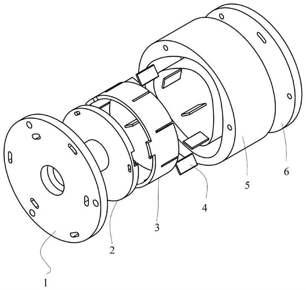 Two-stage compression sliding vane vacuum pump driven by rotary ring