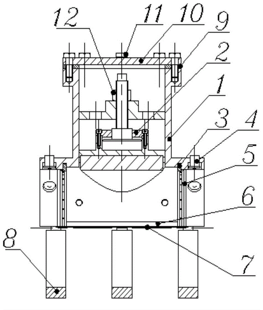 T-shaped double-seal leakage stopping clamp for pipeline and processing method