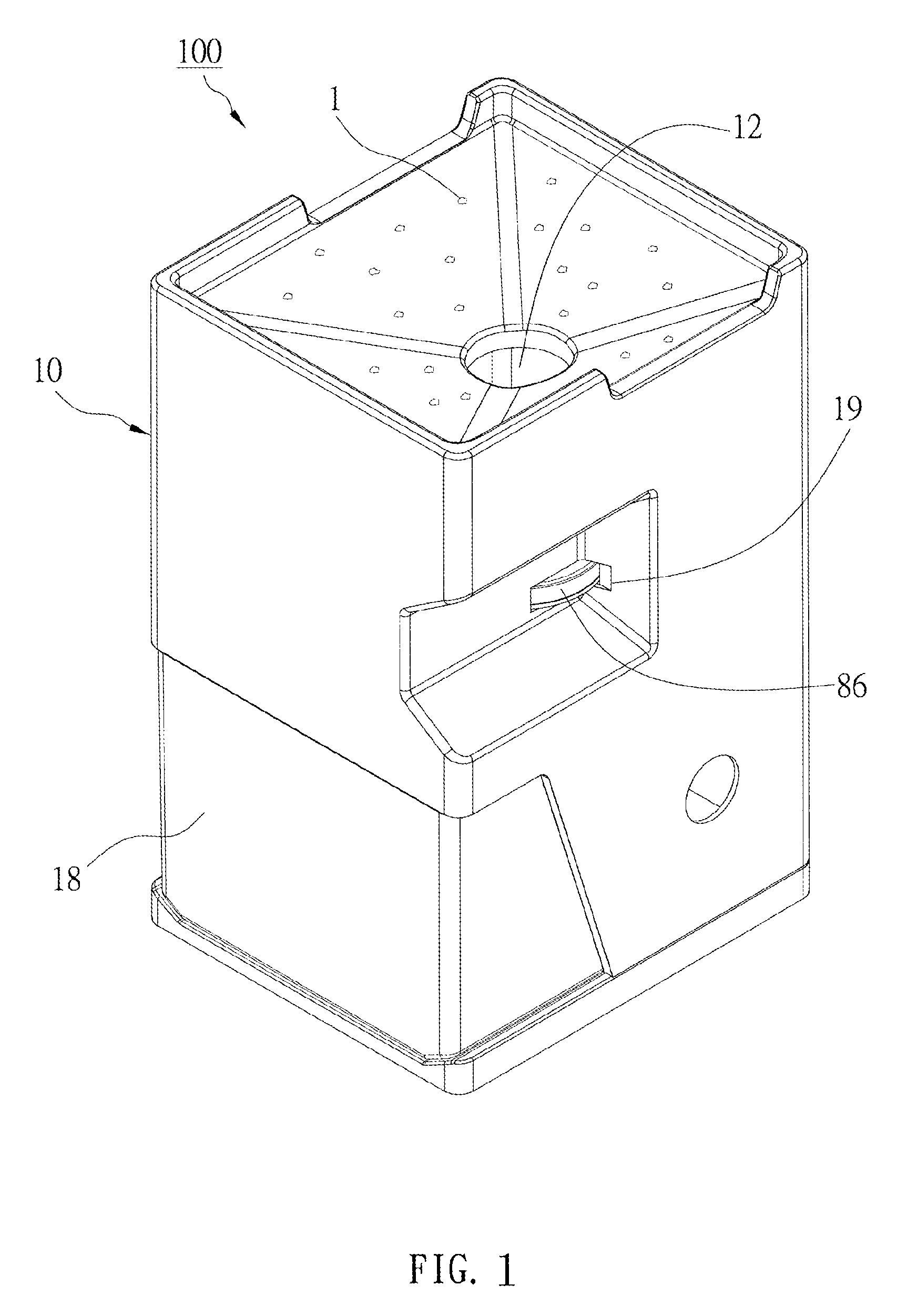 Coffee grinder capable of removing parchments of coffee beans and method of removing the parchments