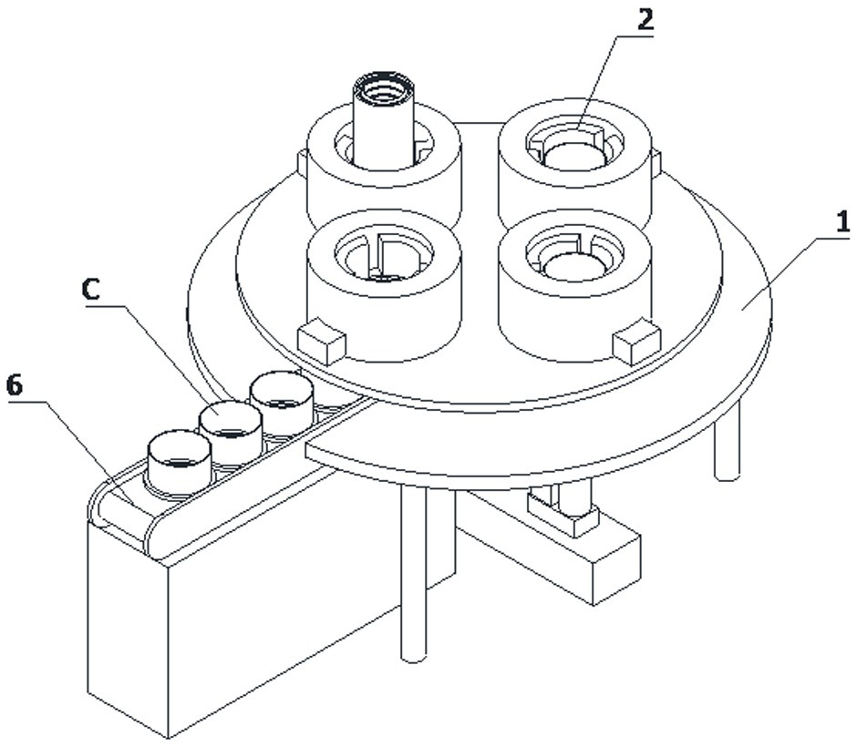 Automatic forming device for stainless steel corrugated pipe joint for gas appliance