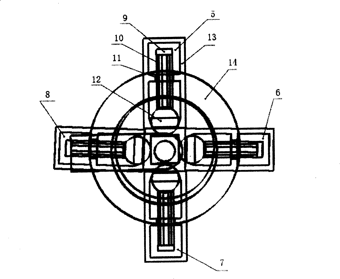 Safety type rigidity variable mechanical joint