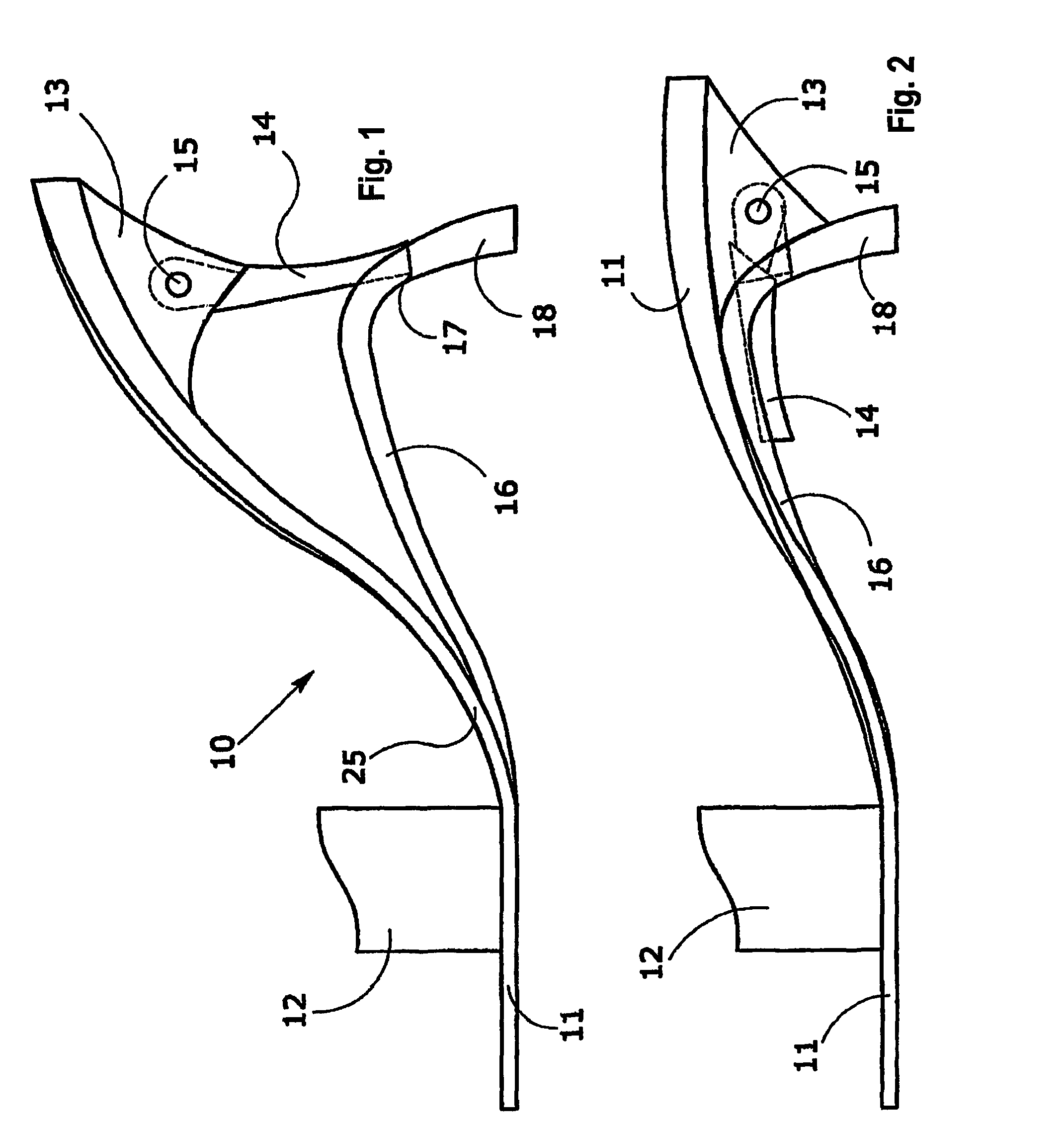 Footwear with variable configuration heel