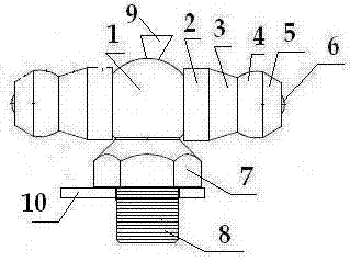 Novel grease nipple structure