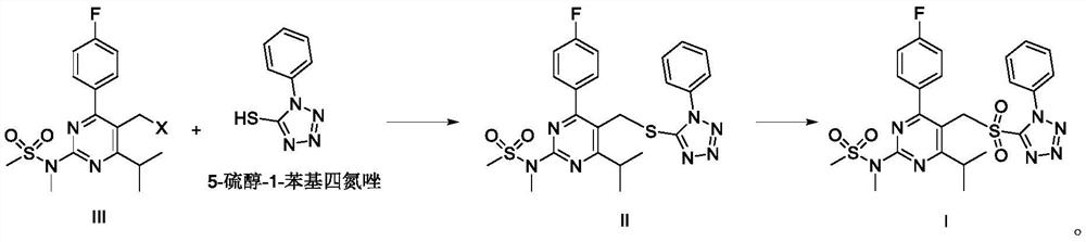 Rosuvastatin calcium intermediate compound