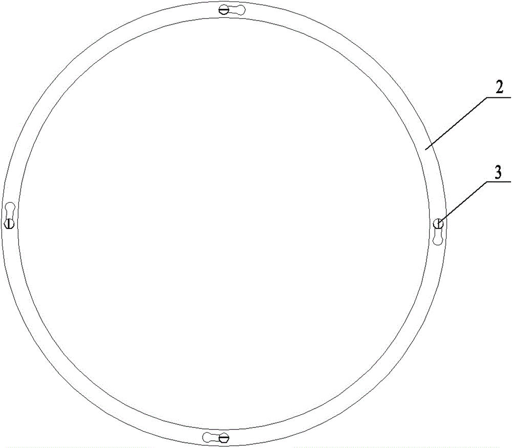 Connecting device for front and rear net covers of fan, and connecting column in device