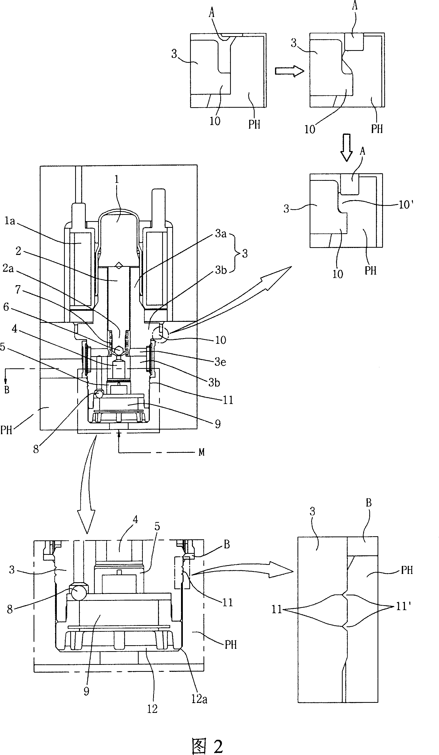 Solenoid valve for controlling the flow of brake oil