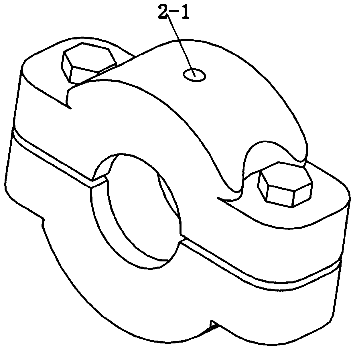 Follow-up spray cooling structure of piston of drilling pump