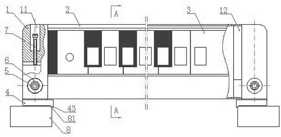 Shell component for auxiliary piano teaching instrument