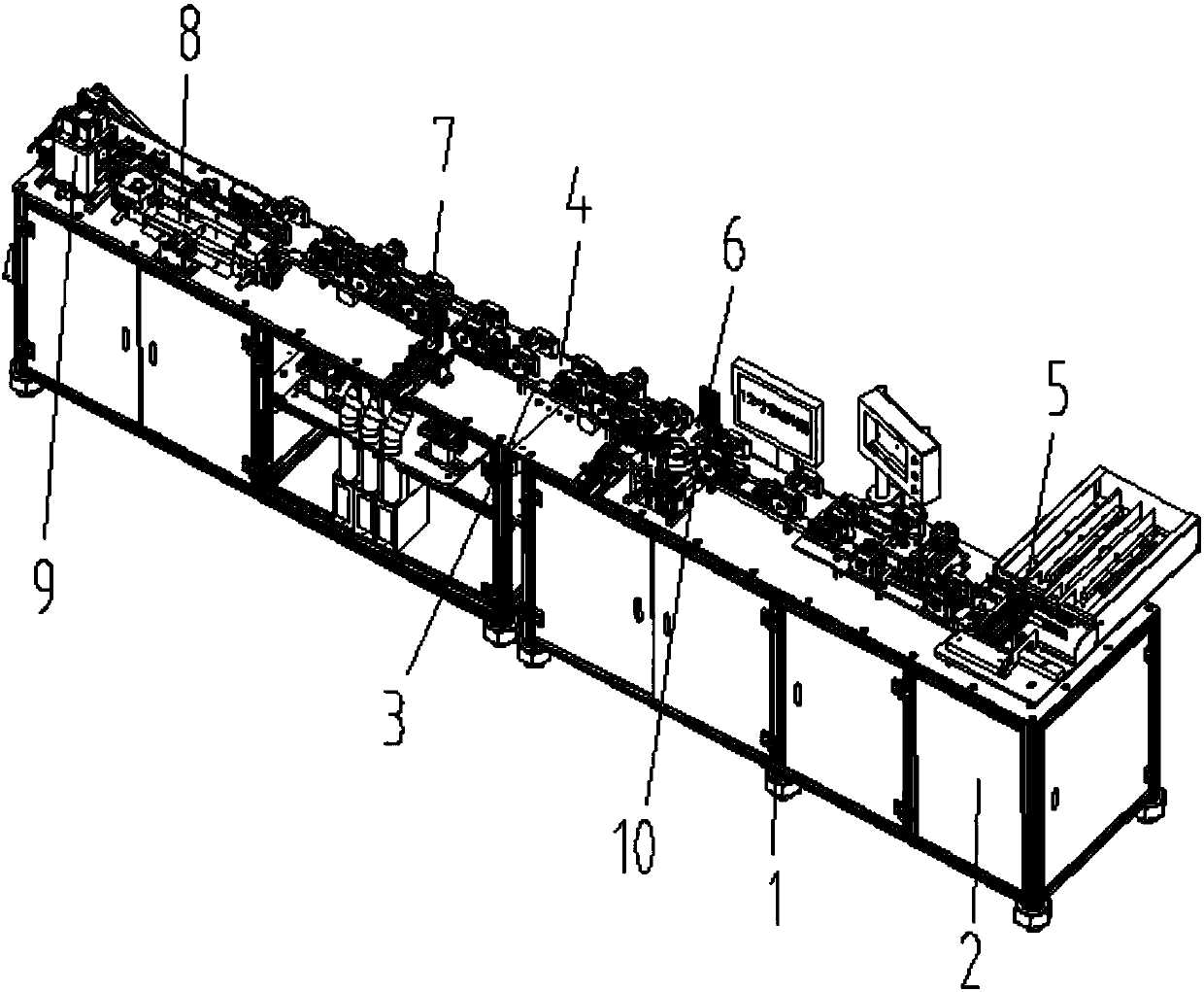 Automatic resistance sorting and detecting integrated machine