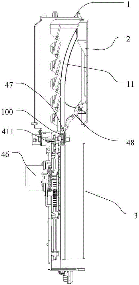 Sliding door drive device and air conditioning device