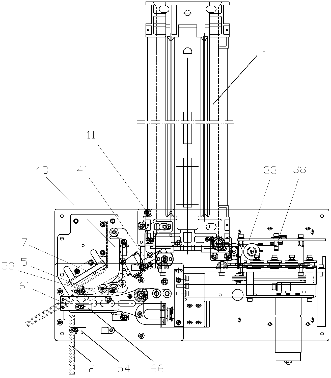 Transport mechanism and method for initializing special-shaped IC (integrated circuit) cards