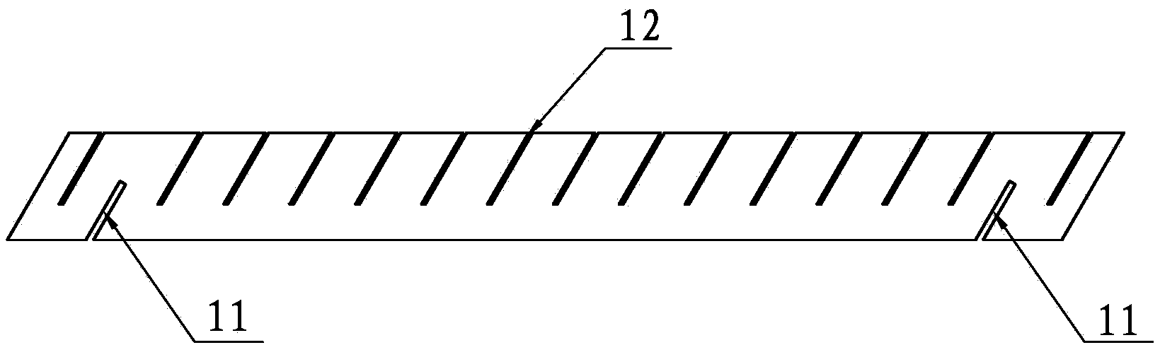 Insertion sheet spliced type splash-proof grating of high-order water-saving cooling tower