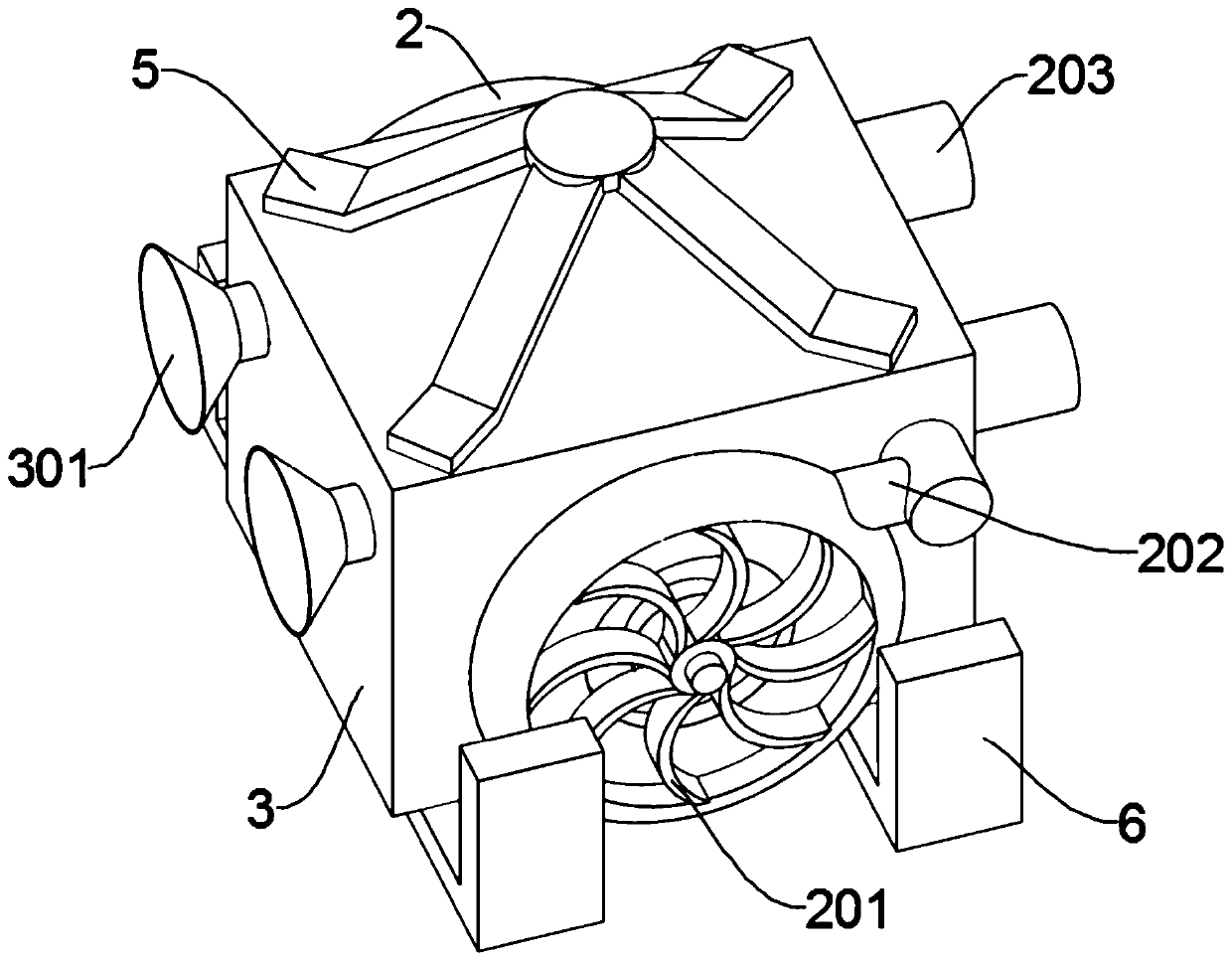 Suspension fire extinguishing device applied to unmanned aerial vehicle