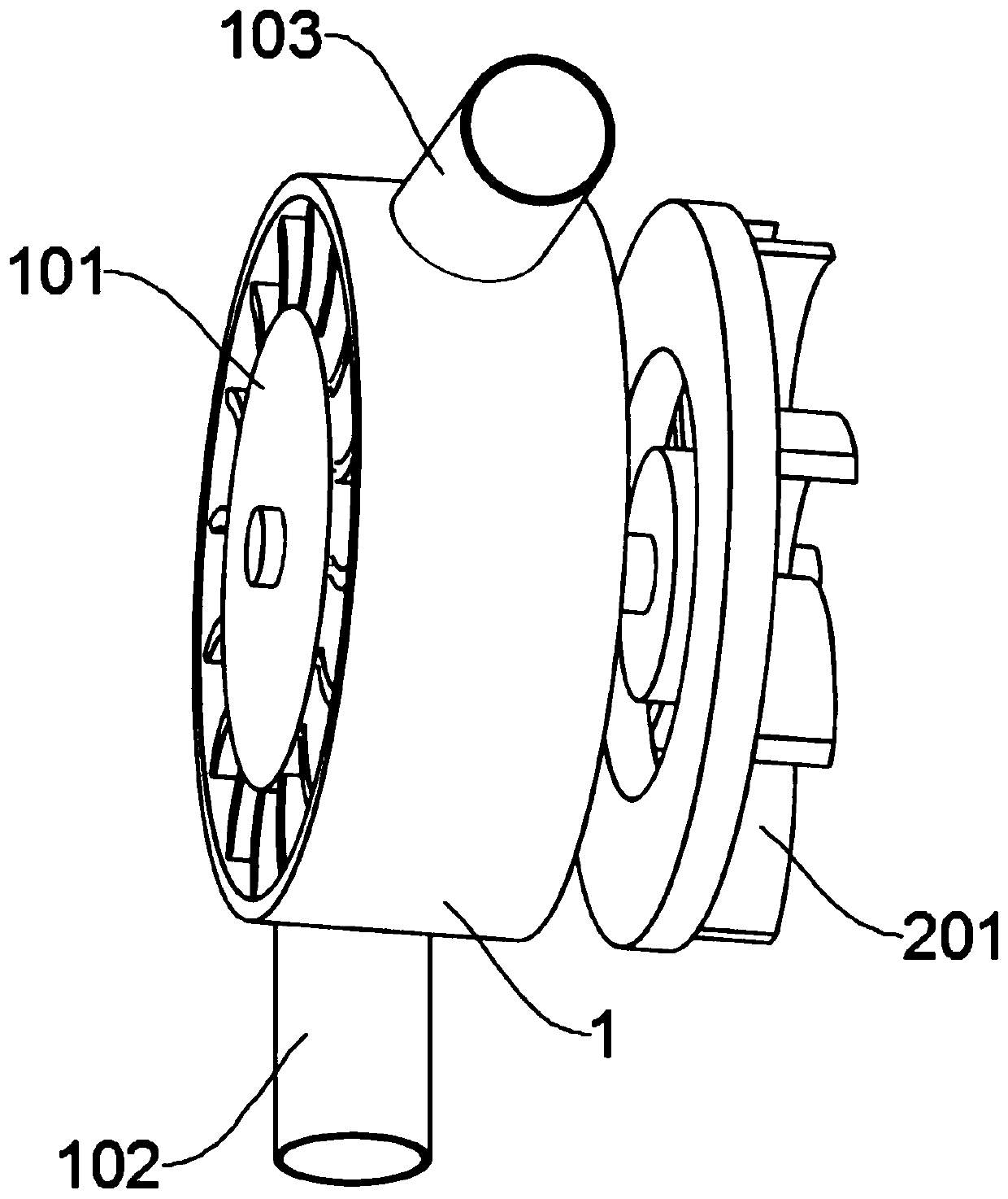 Suspension fire extinguishing device applied to unmanned aerial vehicle