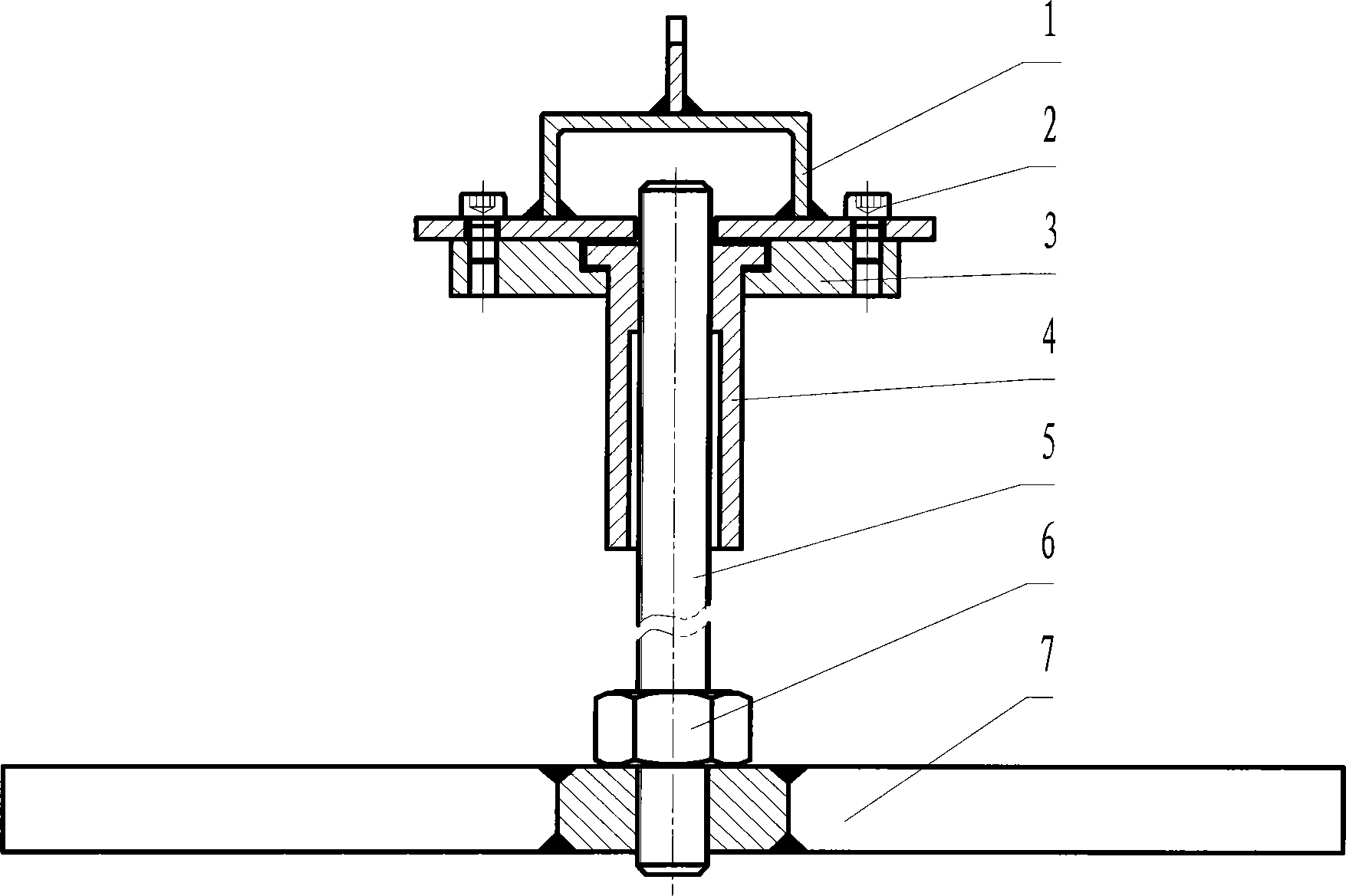 Support positioning device for outside micrometer measurement