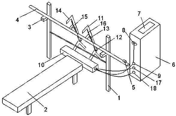 Auxiliary device for bench press trainer and using method