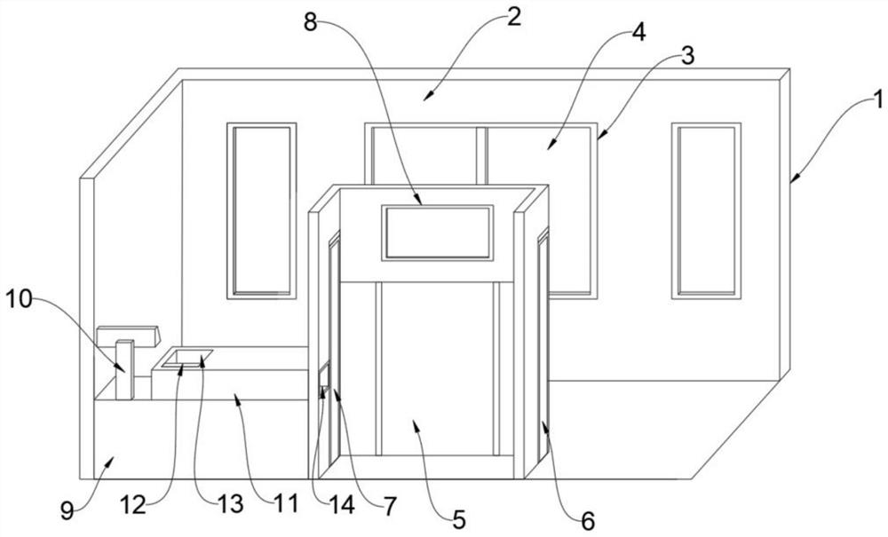 Operating room consumable warehouse capable of automatically obtaining parameters