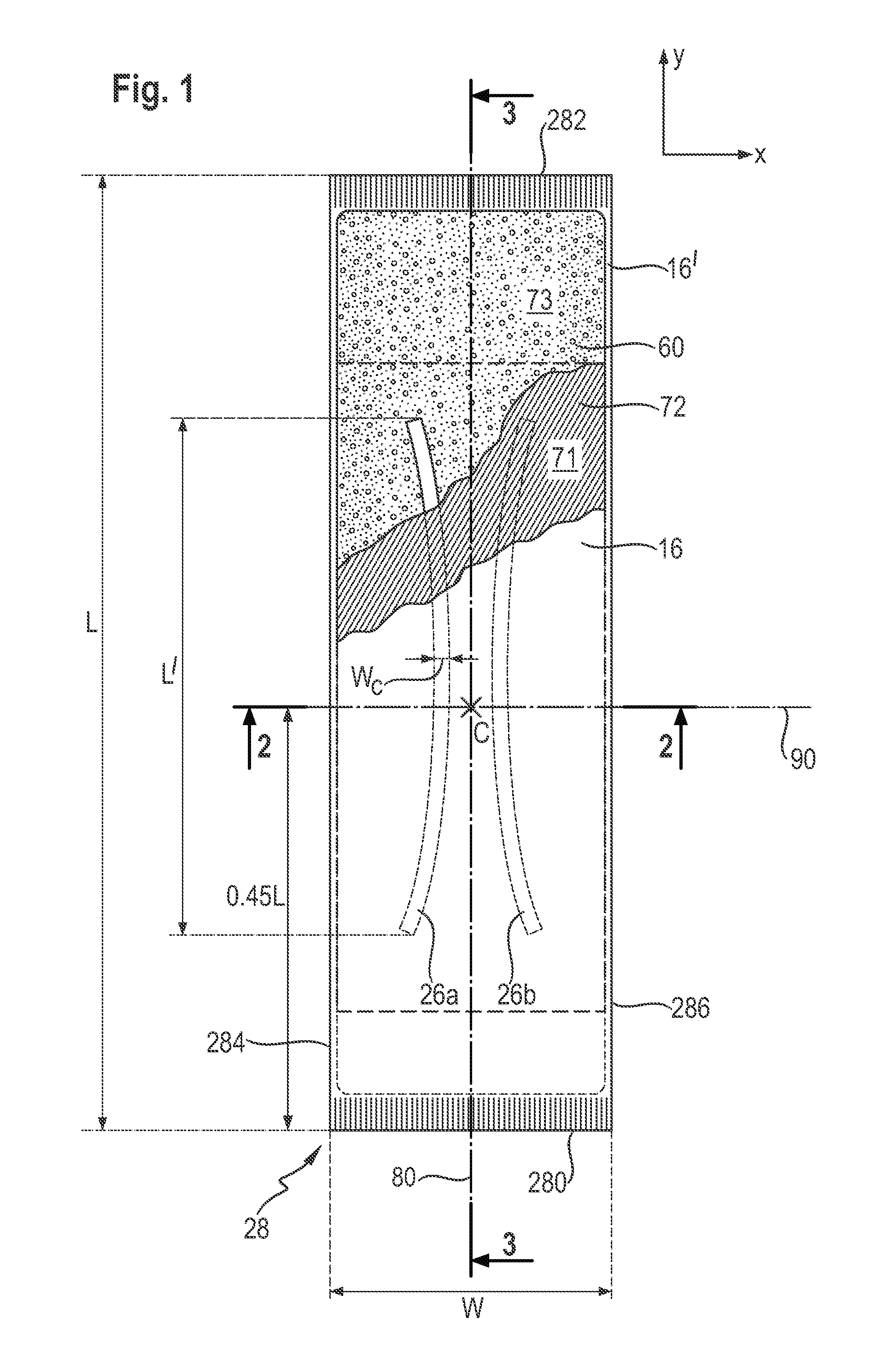 Absorbent cores having channel-forming areas and c-wrap seals