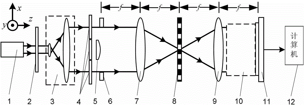 Device and method for detecting three-window common-path interference based on beam splitter prism