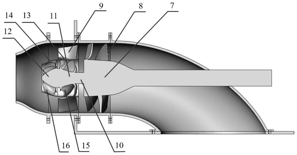 Axial-flow type double-duct water-jet propeller