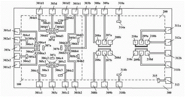 Triaxial integration silicon micro-resonance type accelerometer