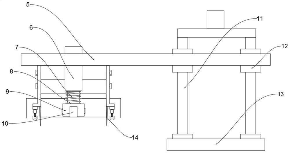 A V-angle cone device for automatic troweling machine for segmental concrete and its application method