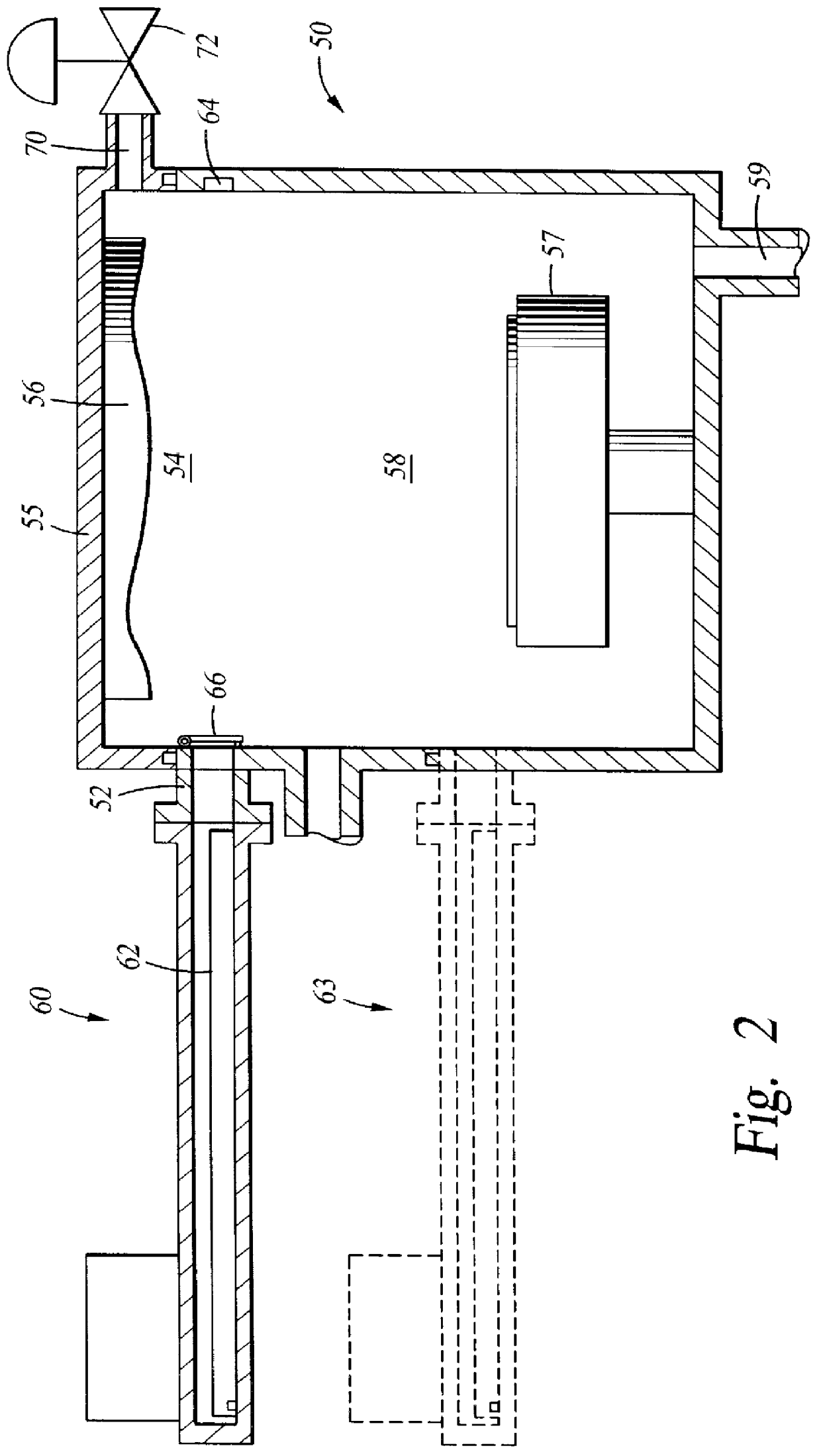 Chamber design with isolation valve to preserve vacuum during maintenance