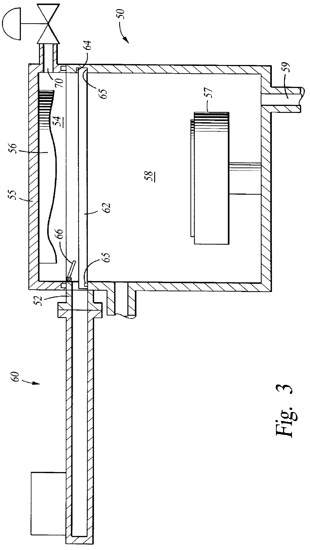 Chamber design with isolation valve to preserve vacuum during maintenance