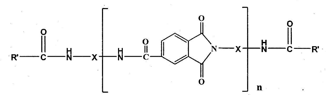Polyamideimide obtained by end group exchange and its preparation method