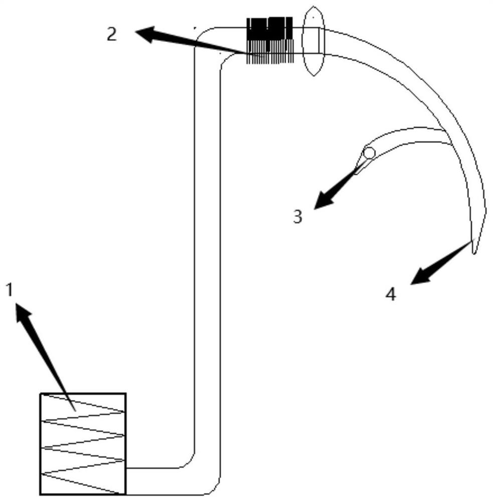 Esophageal intubation detection system for digestive department and image enhancement method