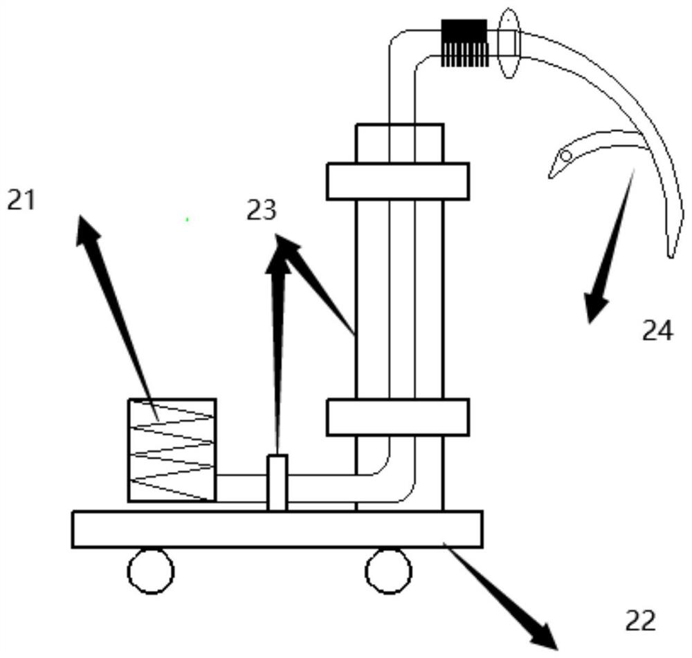 Esophageal intubation detection system for digestive department and image enhancement method