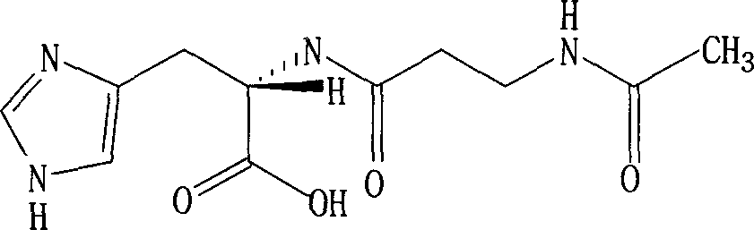 Modified method for chemically synthesizing N-acetyl-L-carnosine