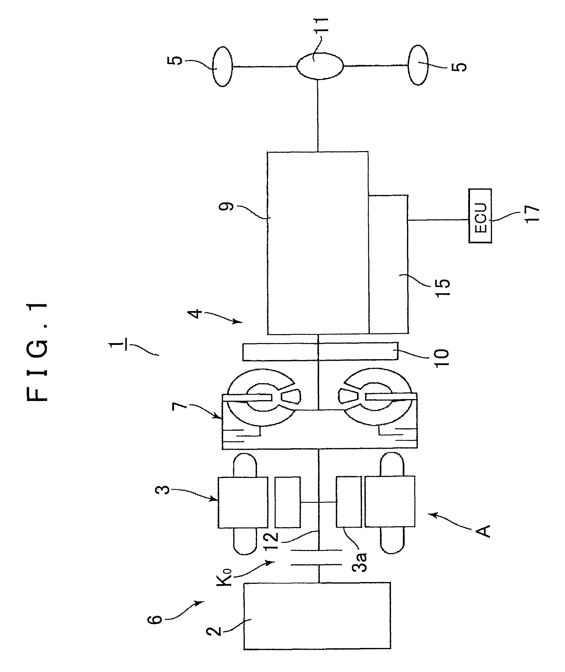 Hydraulic control device for hybrid drive device