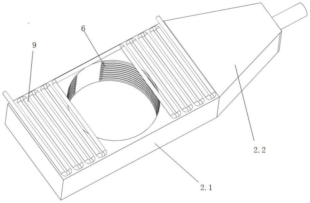 Counter-flame soot collection device and method and soot volume fraction measurement method