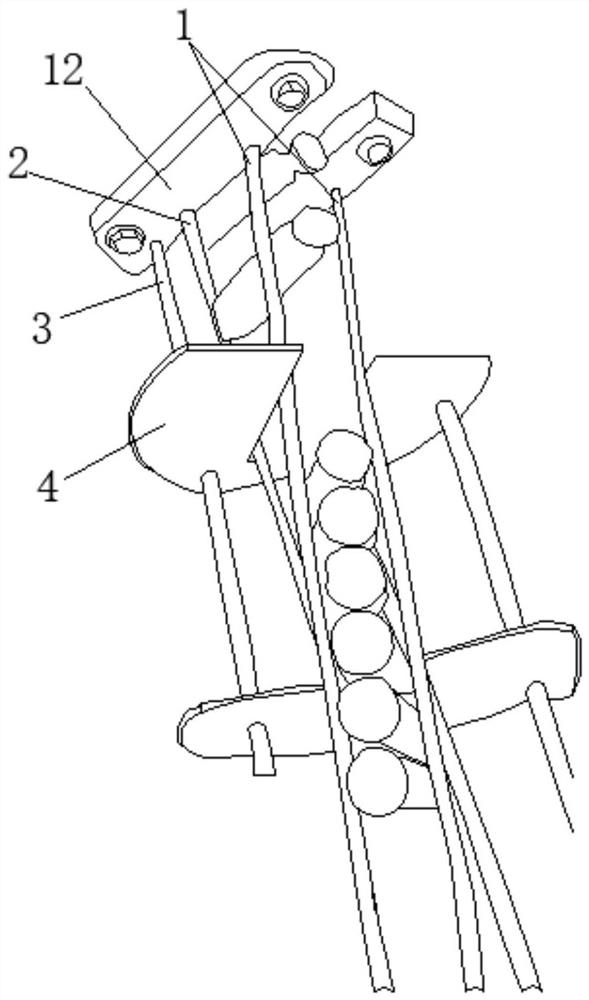 Bottle toppling and conveying device for medicine bottles