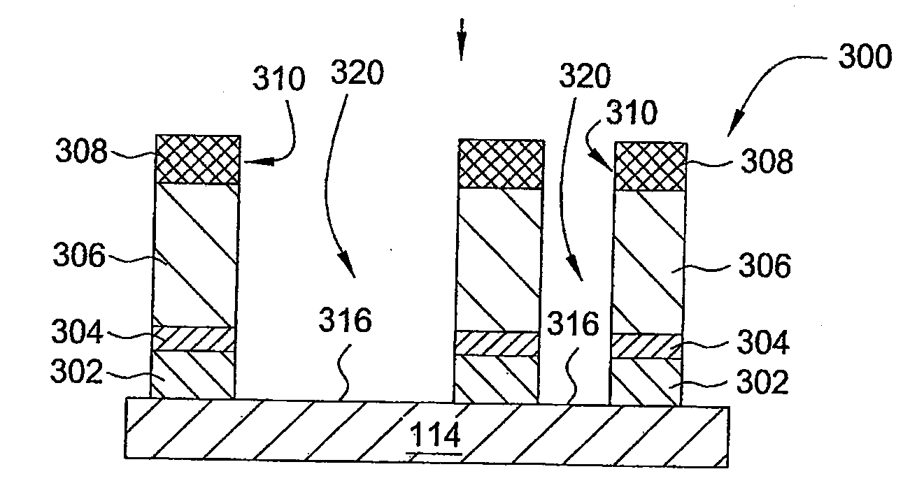 Methods for high temperature etching a high-k material gate structure