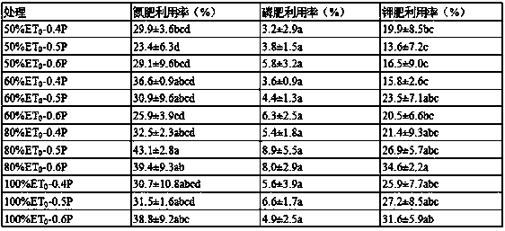 Drip irrigation method for protected cultivation of tobacco based on reference crop water demand