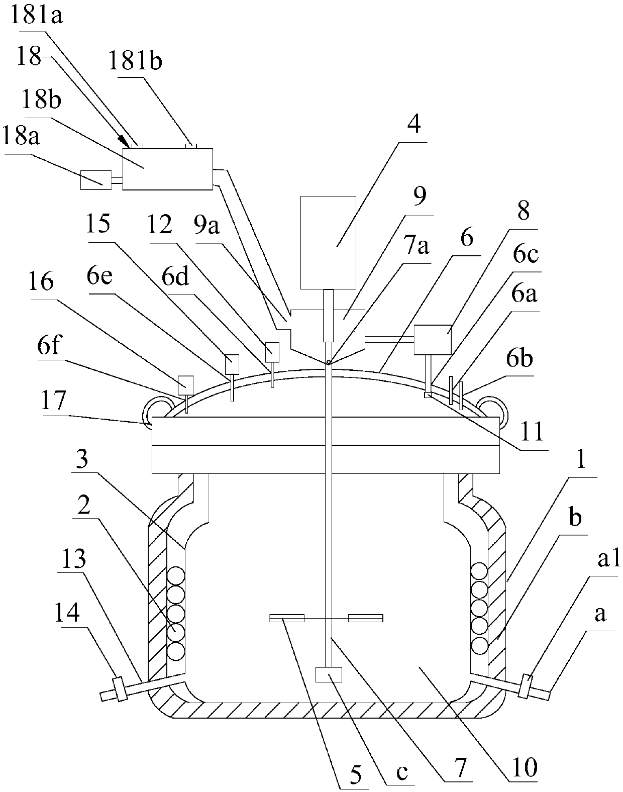 Smelting furnace for preparing aluminum alloy containing micro holes