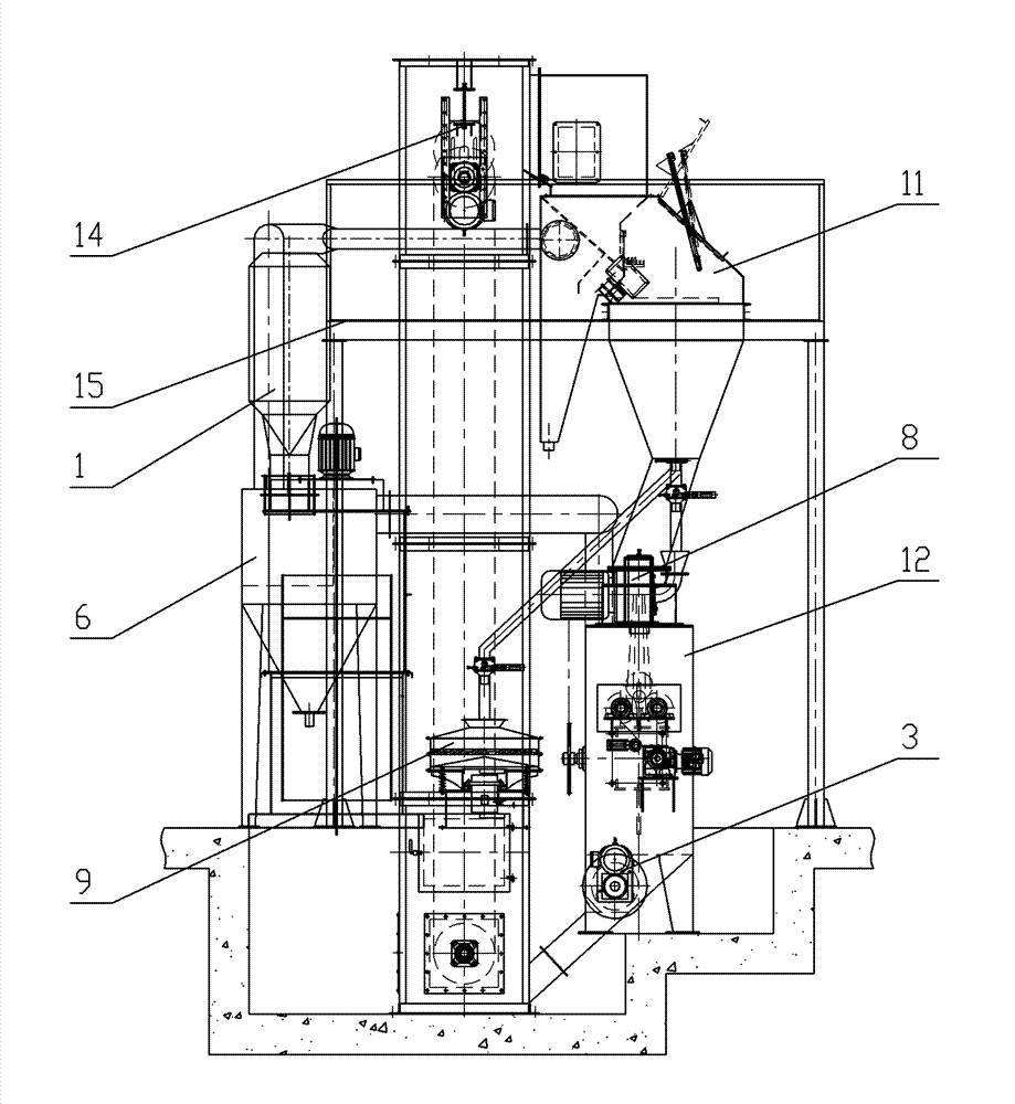 Energy-efficient spring reinforced shot blast machine