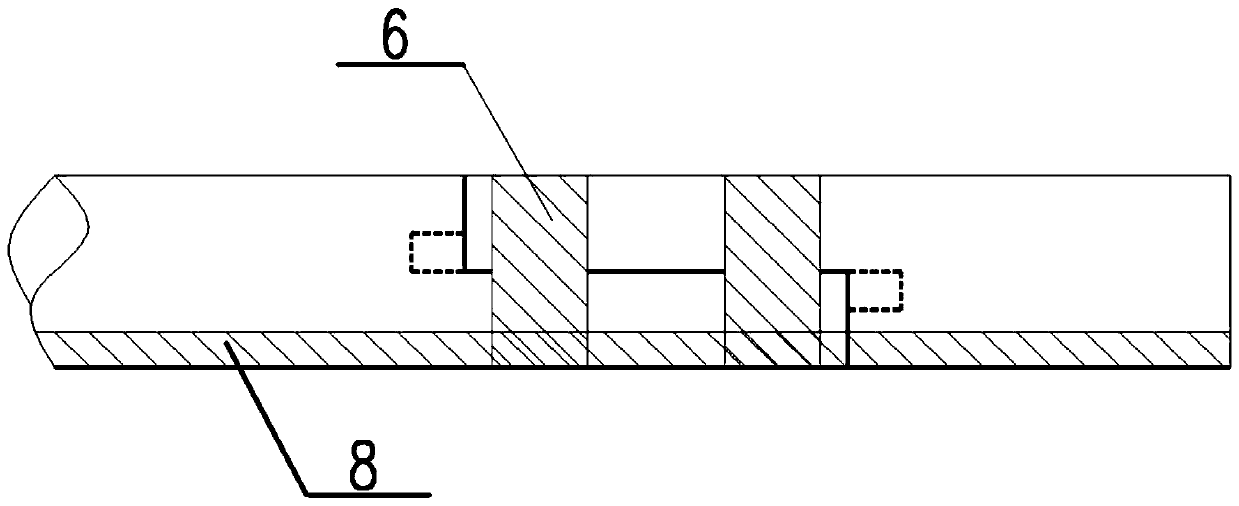 Pier connection method for end parts of wooden beams with water-mixed paint surfaces for ancient buildings