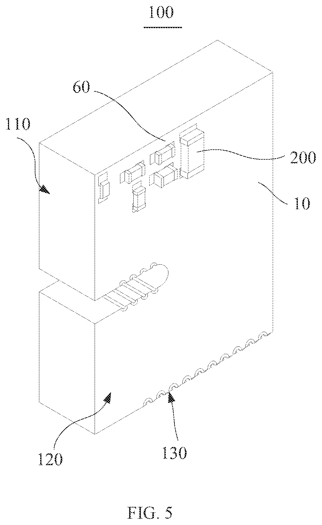 Lectronic device, connector, and electromagnetic device thereof