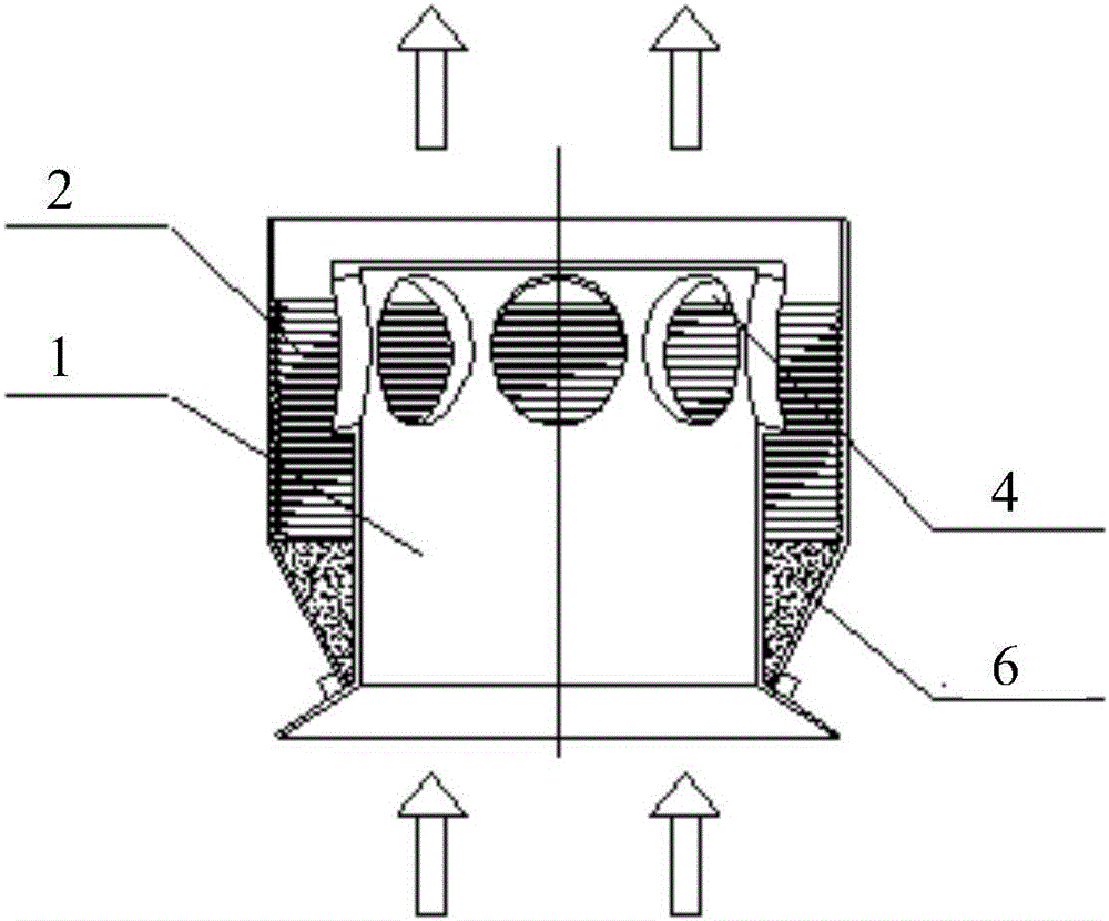 Wind-cap type demister