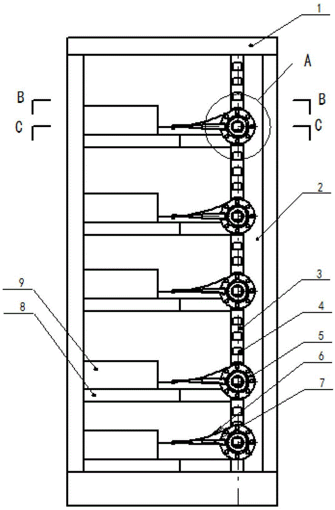 Novel machine room optical cable and wire support