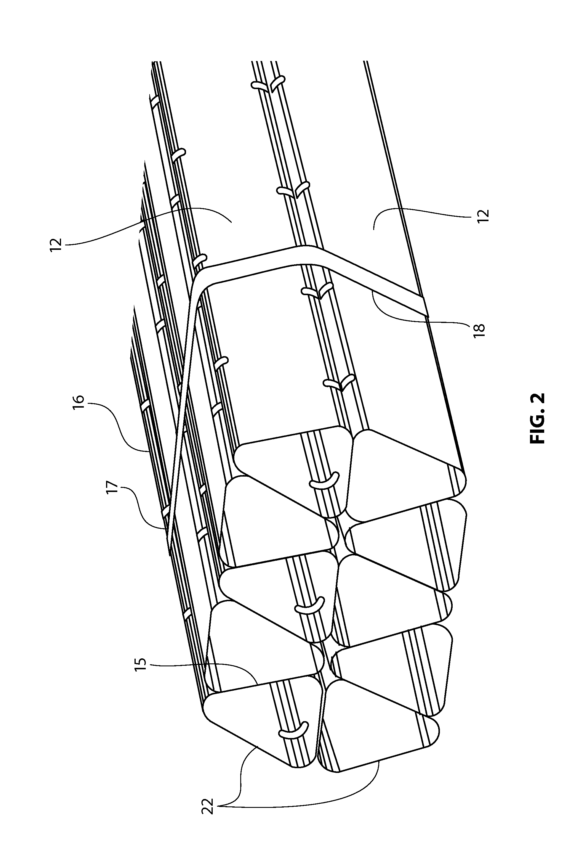 Apparatus and method of supporting underground fluid and water storage and retention systems