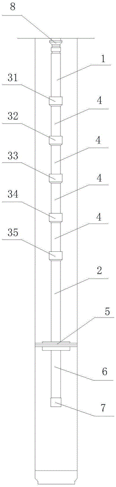 Pipe string and completion method