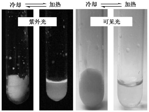 A kind of fluorescent/visible light thermochromic material and its preparation method and application