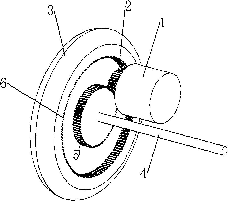 Transmission gear system of motor vehicle