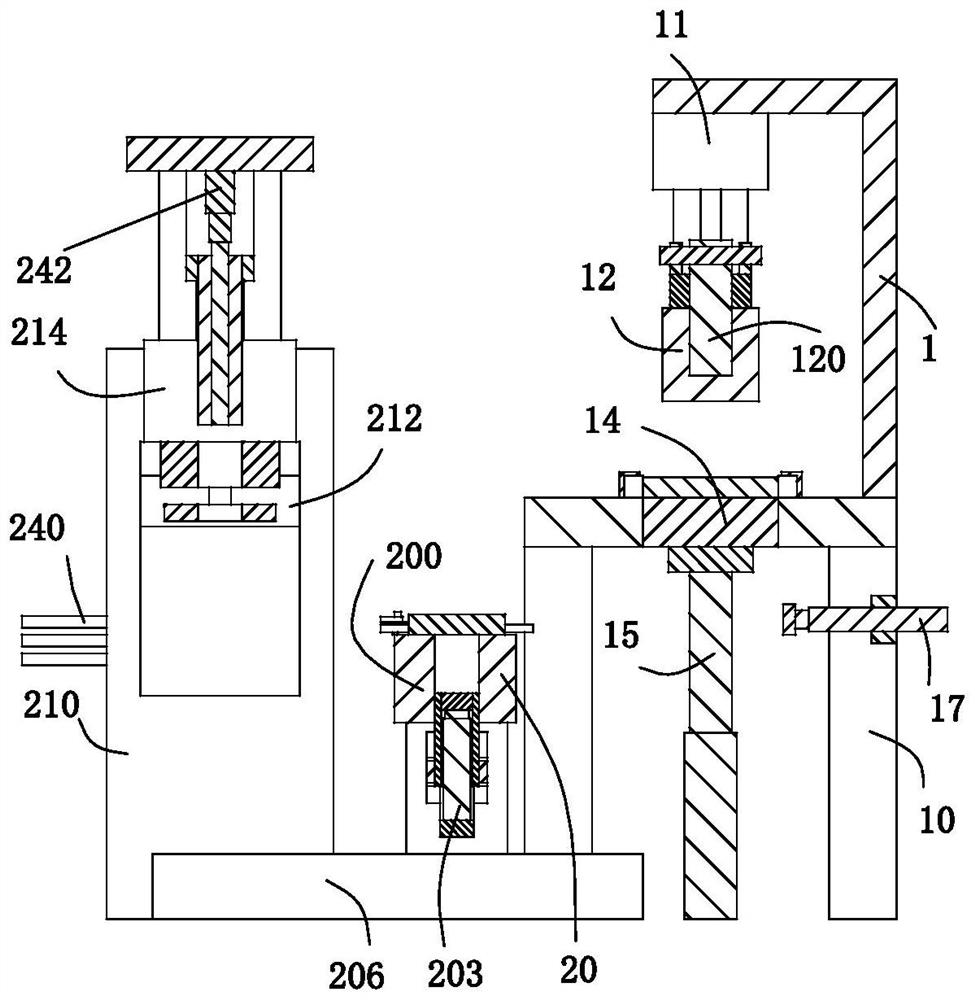 Temperature sensor production device