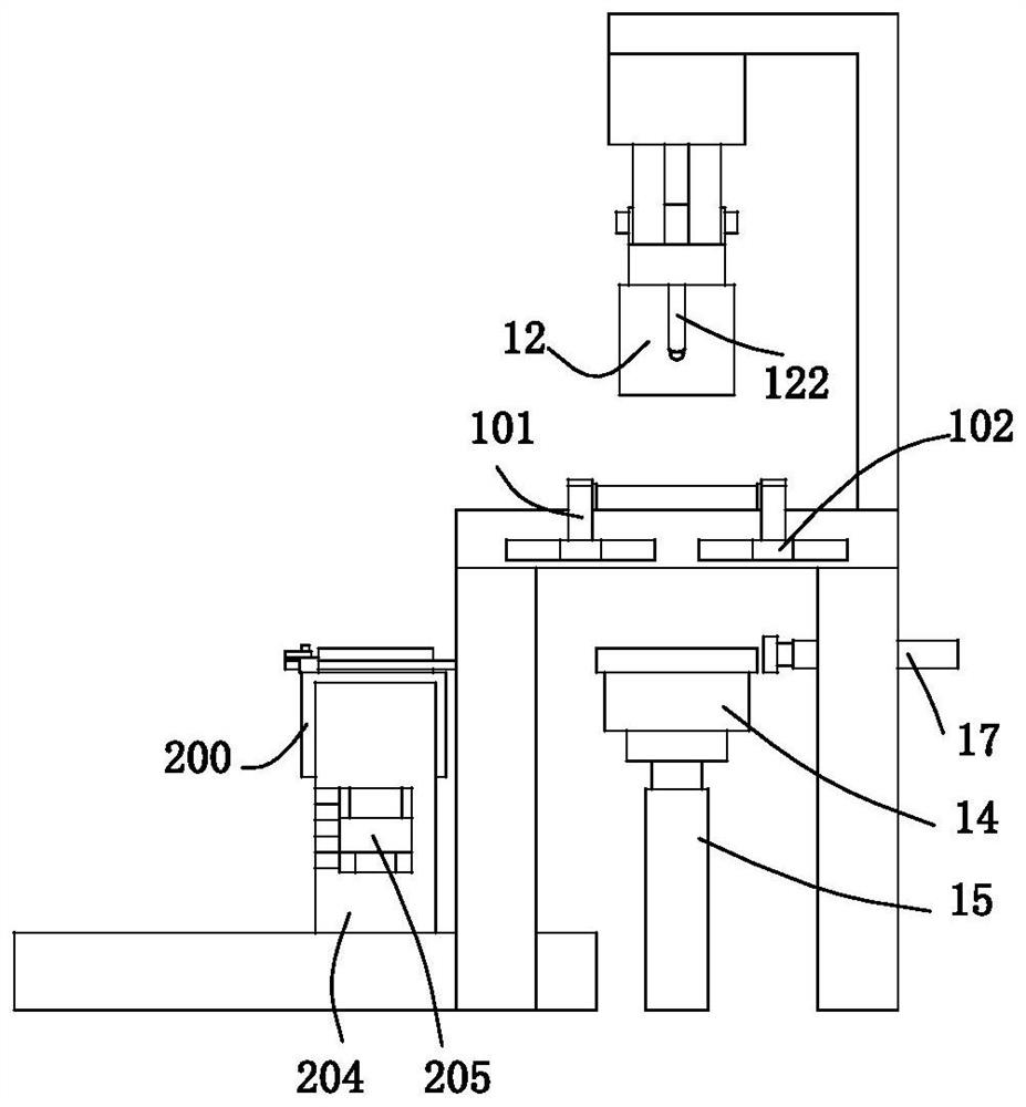 Temperature sensor production device