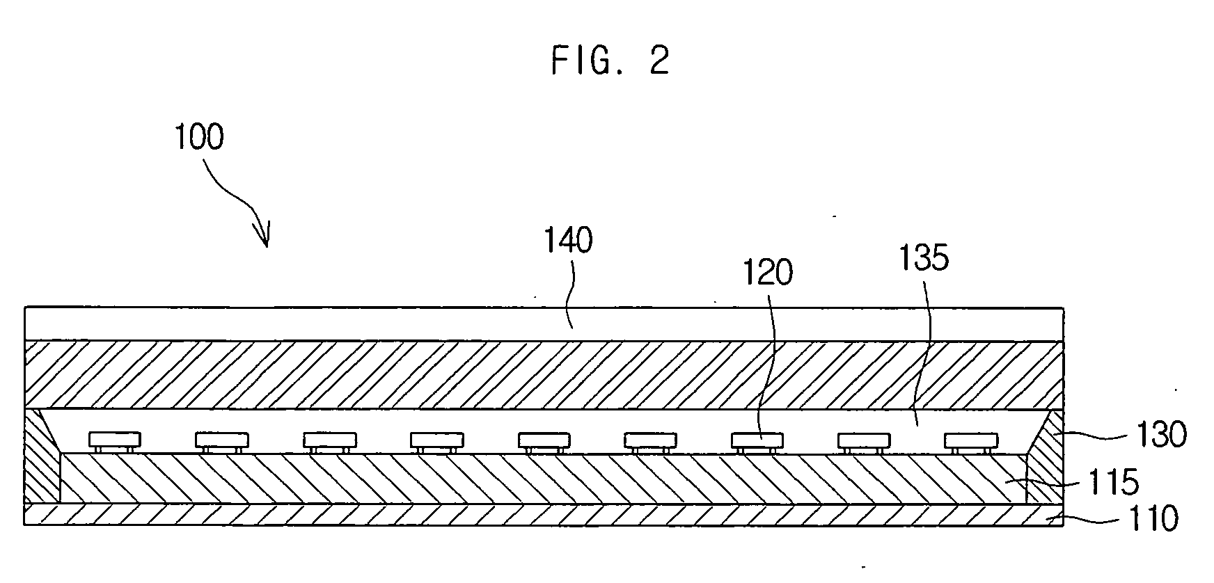 Array light source using led and backlight unit including the same